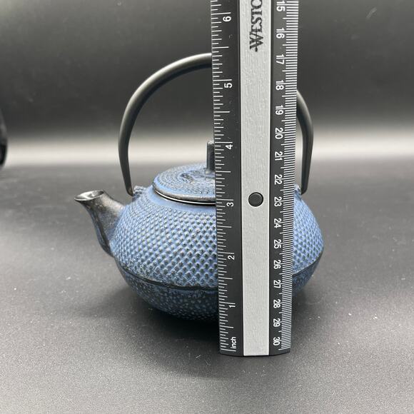 Vintage Japanese Cast Iron Tetsubin Kettle Teapot Hobnail - Picture 16 of 16